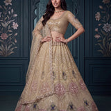 Magnificent Peacock Handwork Lehenga