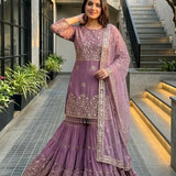 Fashionable Pakistani Embroidered Suit