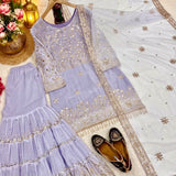 Fashionable Pakistani Embroidered Suit