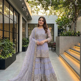 Fashionable Pakistani Embroidered Suit