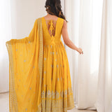 Showcasing Georgette Anarkali Suit