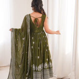Showcasing Georgette Anarkali Suit