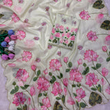Shiny Soft Tebby Silk Saree