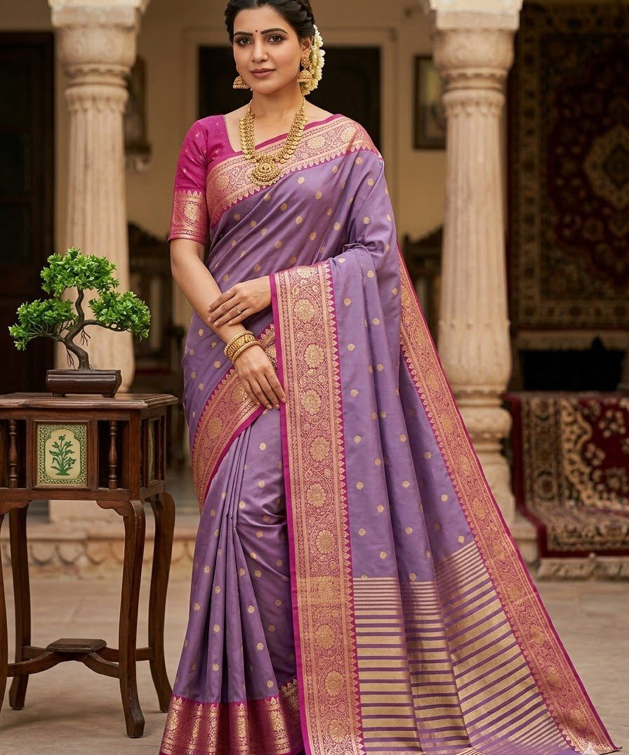 Exclusive Soft Nimakari Silk Saree