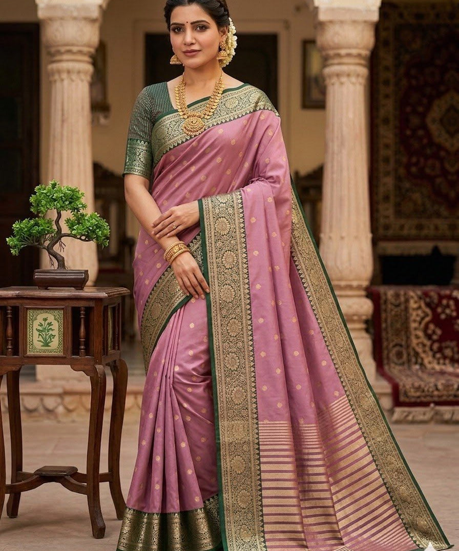 Exclusive Soft Nimakari Silk Saree