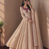 Stunning Ethnic Crush Silk Gown