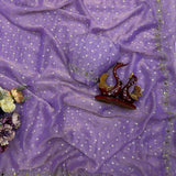 Stunning Dimon Work Moss Saree