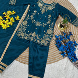 Trending Silk Kids Top Plazzo