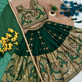 Beautiful Kids Silk Embroidered Lehenga