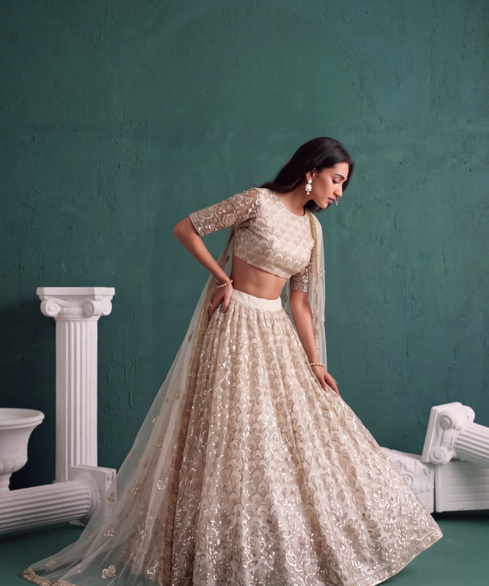 Premium Wedding Embroidered Lehenga