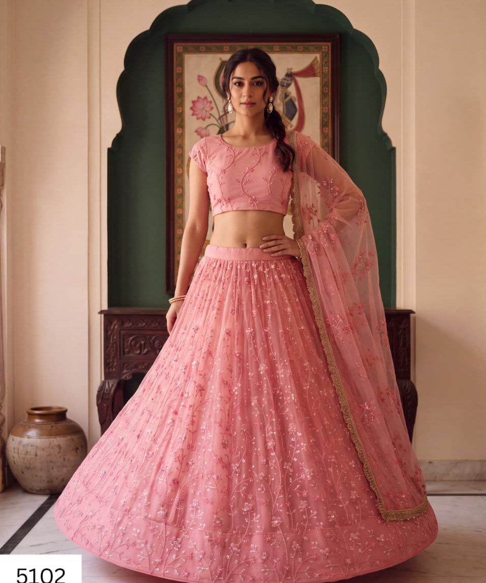 Premium Wedding Embroidered Lehenga
