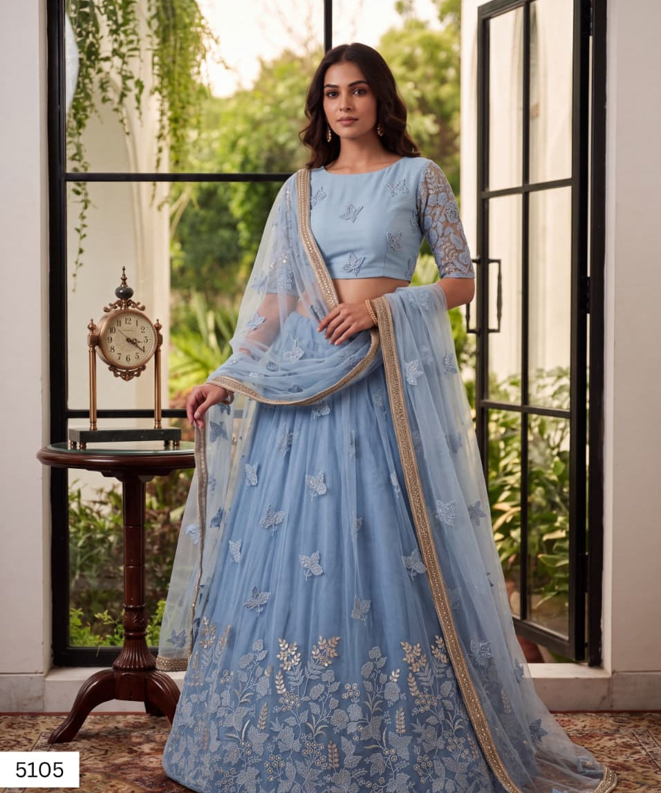 Premium Wedding Embroidered Lehenga