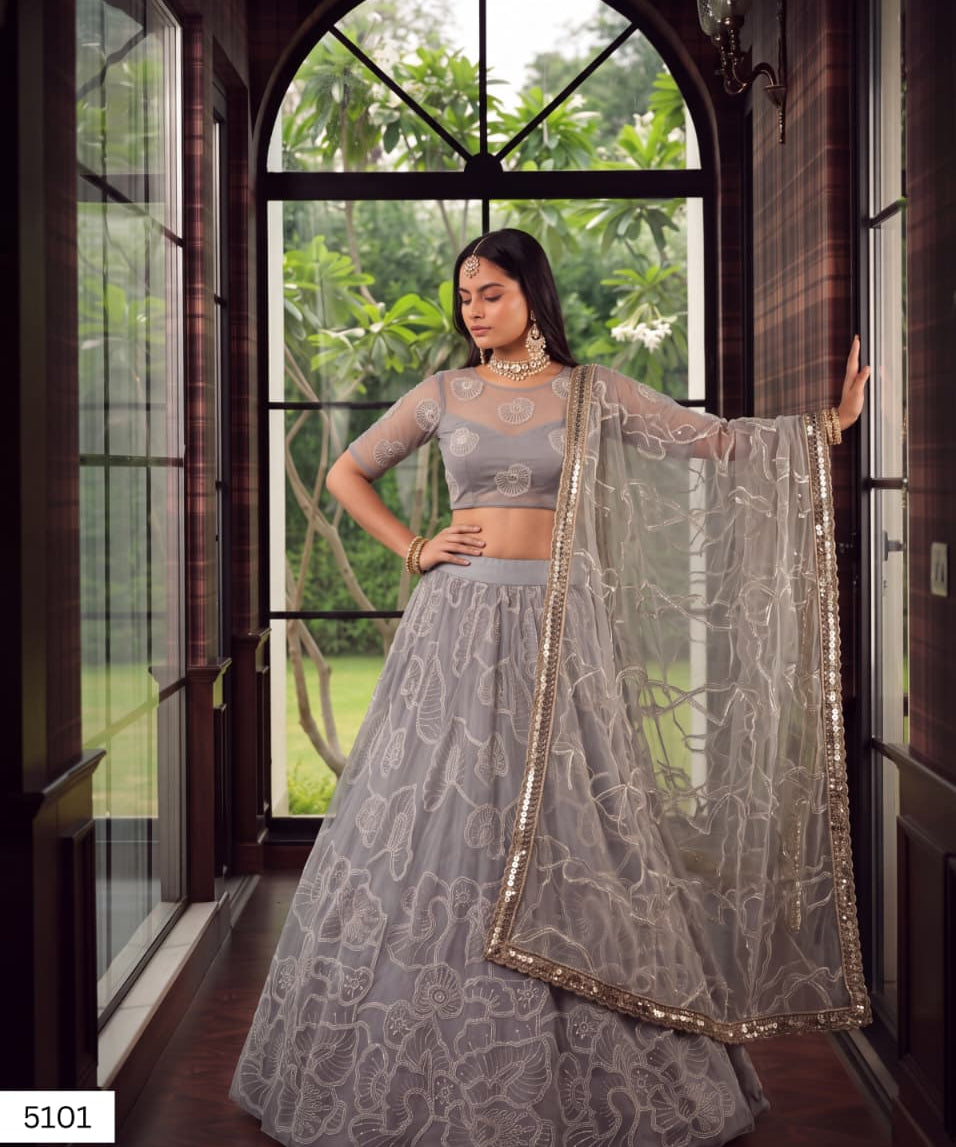 Premium Wedding Embroidered Lehenga