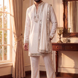 Royal Men's Mirror Work Kurta