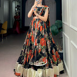 Gorgeous Georgette Floral Print Lehenga