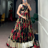 Gorgeous Georgette Floral Print Lehenga