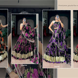 Gorgeous Georgette Floral Print Lehenga