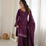 Fantastic Wine Roman Silk Suit