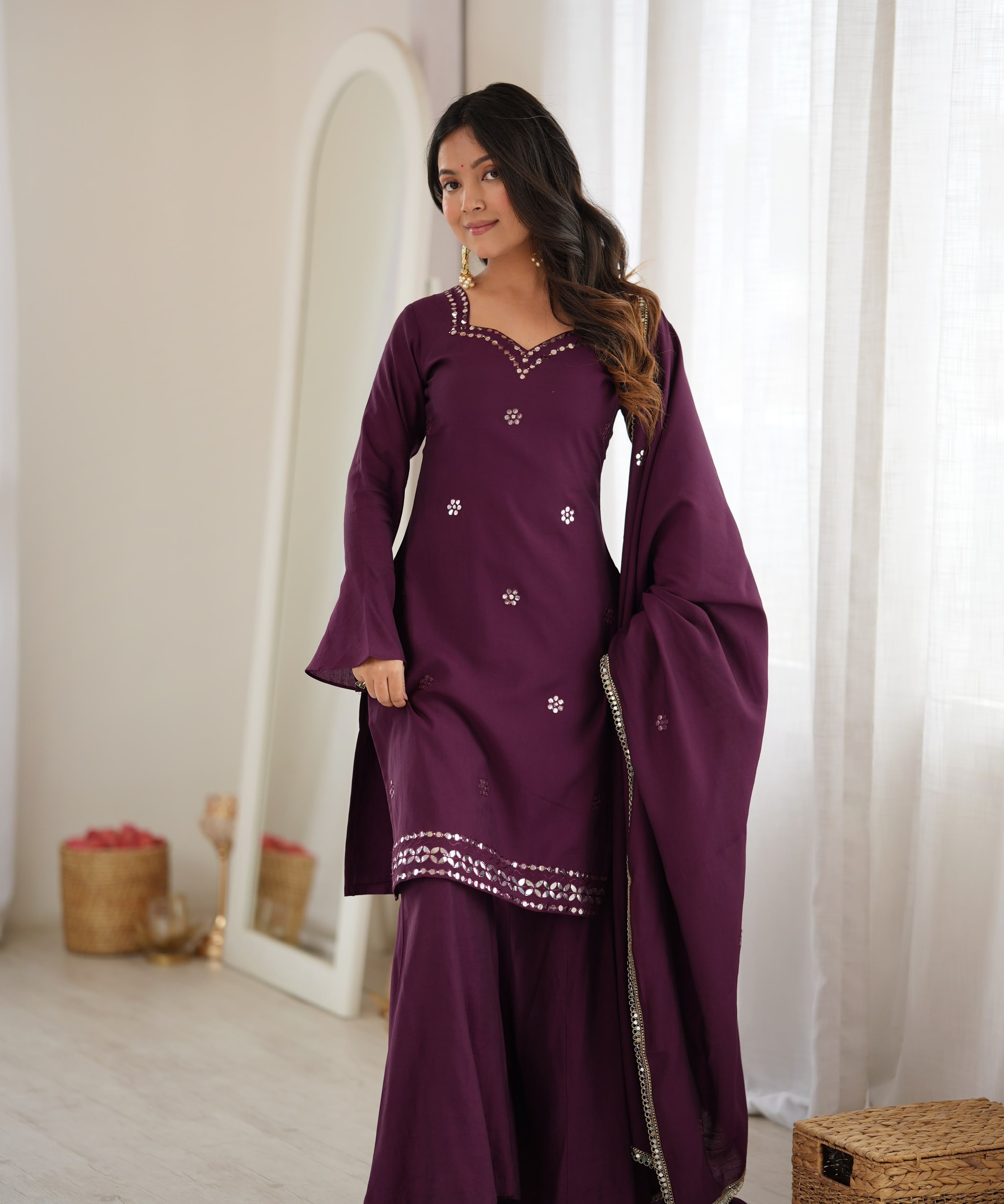Fantastic Wine Roman Silk Suit