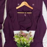 Fantastic Wine Roman Silk Suit