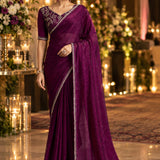 Festive Blooming Fendy Chiffon Saree