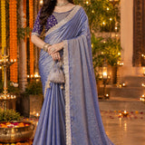 Elegance Nc moss Silk Saree