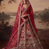 Gorgeous Bridal Wedding Handwork Lehenga