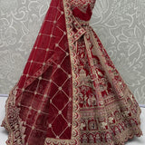 Gorgeous Bridal Wedding Handwork Lehenga