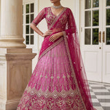 Attractive Bridal Shaded Lehenga