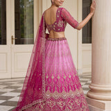 Attractive Bridal Shaded Lehenga