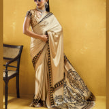 Traditional Pure Ajrakh Saree