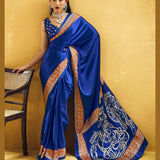 Traditional Pure Ajrakh Saree