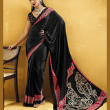 Traditional Pure Ajrakh Saree