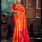 Festive Paithani Tussar Silk Saree