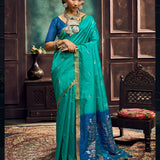 Festive Paithani Tussar Silk Saree