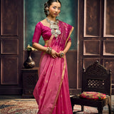 Festive Paithani Tussar Silk Saree