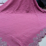Kavya Georgette Sworvski Diamond Saree