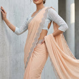 Kavya Georgette Sworvski Diamond Saree