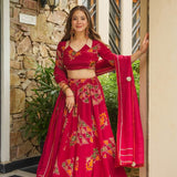 Beautiful Embellished Silk Lehenga
