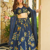 Beautiful Embellished Silk Lehenga