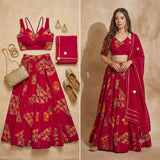 Beautiful Embellished Silk Lehenga