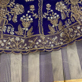 Royal Blue Grand Embroidered Lehenga