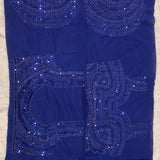Bluish Light Up Sequence Work Lehenga