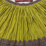 Aesthetic Gaju Silk Wedding Lehenga