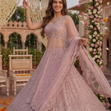 Exquisite Georgette Embroidered Lehenga