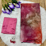 Beautiful Tebi Silk Printed Saree