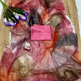 Beautiful Tebi Silk Printed Saree