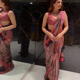 Beautiful Tebi Silk Printed Saree