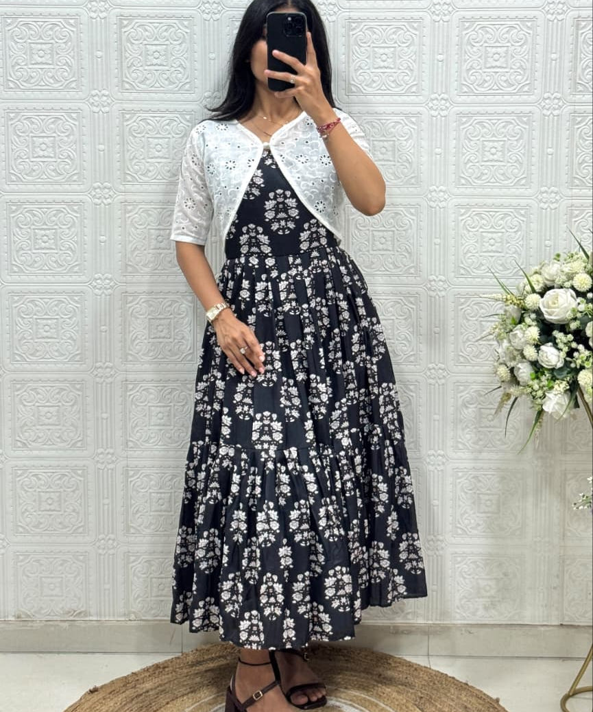 Reva Dailywear Koti Kurti Set