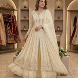 Festive Mirror Work Anarkali Gown